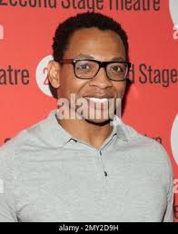 Derrick Baskin attends the Off-Broadway opening night of "The Layover" at  the Second Stage Theatre