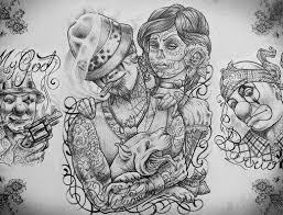 Maybe you would like to learn more about one of these? Pin By The Clown 916 On Arte Cartoon Tattoos Chicano Art Tattoos Tattoo Stencils