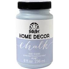 Restore bright white 2 in. Folkart 34162 Home Decor Chalk Acrylic Paint Matte Finish Glacier 8 Fl Oz Walmart Com In 2021 Chalk Furniture Chalk Paint Chalk
