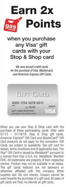 We store the available gift card amount so you can view it at any time. Expired Giant Stop Shop Martin S 2x Fuel Points On Visa Gift Cards Next Week 7 13 7 19 Doctor Of Credit