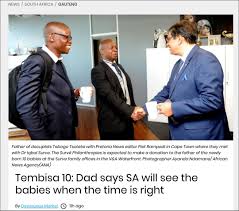 © provided by independent online (iol) south africans are coming together to do a #nationalbabyshower for the couple who has just given birth to 10 babies.gosiame thamara sithole. D6x Irmj2luqnm