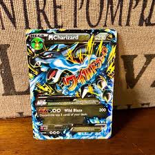 It breathes fire of such great heat that it melts anything. Pokemon Toys Mega Charizard X Ex Pokemon Card Poshmark