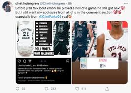 1 overall pick in the 2022 nba draft. Chet Holmgren Tops Sports Illustrated Si99 Boys Basketball Rankings Si All American