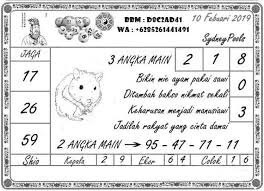 Prediksi Togel Sydney 10 02 2019 Prediksi Togel Sydney Togel Syair Togel Sdy Syair Togel Sidney Syair Togel Sydney Code Syair Sidney Hari Ini Code S Mainan Shio