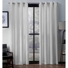 Langley Street Greenbay Solid Semi Sheer Grommet Curtain Panels Wayfair In 2020 White Paneling Home Curtains Grommet Top Curtains