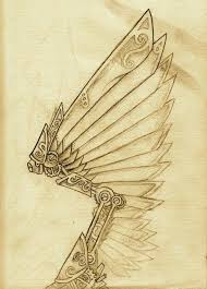 Mechanical Wings Steampunk Wings Steampunk Drawing Steampunk Wings Tattoo