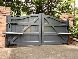 It is an opportunity to make a statement and offers a lasting experience as your visitor is invited through the opening automatic gate. Electric Wooden Gates For Sale Mitech Joinery Ltd