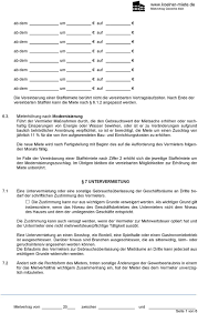 In einem mietvertrag kann eine sogenannte staffelmiete vereinbart werden 557a bgb. Mietvertrag Gewerbe Klein Pdf Kostenfreier Download