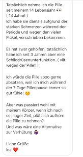 Eure Erfahrungen Mit Der Pille Welche Alternativen Gibt Es Luana Silva