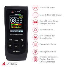 Easy to detect android emulator. Latnex Af 3500 Emf Meter Rf Detector And Reader With Calibration Certificate Measures Rf And Microwaves 3 Axis Gauss Or Tesla Magnetic Fields And V M Electrical Fields Elf Amazon In Industrial Scientific