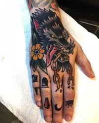 Pin By Fernando Diaz On Ink Traditional Tattoo Traditional Hand Tattoo Hand Tattoos