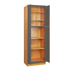 Shaker (270) slab (148) color. 24 Wide 84 Tall Pantry Kitchen Cabinet Dark Gray Inset Shaker Walmart Com Walmart Com