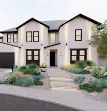 Front yard landscaping pictures yard care landscape plans what type how to stay healthy lawn adventure how to plan learning. Yardzen Shared A Photo On Instagram A Dramatic Exterior Transformation A Beautiful New Front Yard Full Of Climate Ad In 2021 Modern Style Homes Front Yard Exterior