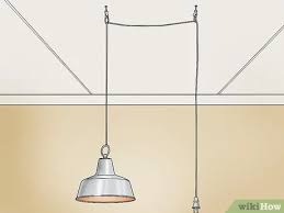 Remove the bulbs and mounting bracket remove the bulbs from the existing fixture and remove the decorative plate from the light mounting bracket. How To Hang Lights From A Ceiling 13 Steps With Pictures