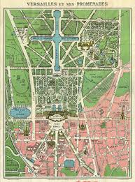 1920s Leconte Map Of Versailles Gardens 1664 Franse Tuin Koppeling Landschaft Macht Symmetrie Axialitat Versailles Garden Paris Map Palace Of Versailles