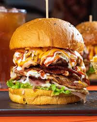 Hamburguesa de Carne y Pollo