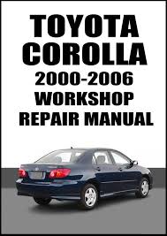 Toyota Corolla Zze130 2000 2006 Shop Manual Toyota Corolla Toyota Corolla