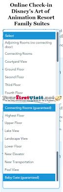 New Disney World Online Check In Forms Allow You To Request Connecting Rooms Guaranteed Even When They Don T Exist Yourfirstvisit Net