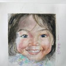 Yin and Yang. Watercolor, 36.5x48.5 cm.