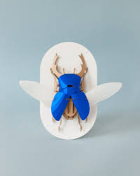 Build Your Own Beetle Kits Celebrate Insects Through Charming 3d Paper Craft Paper Animals Cardboard Paper Stag Beetle