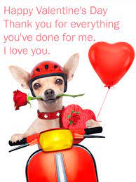 Customized birthday cards for mom, dad, boyfriend, girlfriend, fiance, husband, wife or more. Romantic Chihuahua Happy Valentine S Day Card Birthday Greeting Cards By Davia
