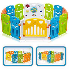 Baby Vivo Parc Bebe Avec Porte Matiere Plastique Eur 118 99 Parc Bebe Securite Pour Bebe Parc Enfant