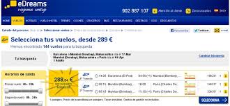 Corrige los errores a continuación. Vuelo Barcelona Bombay Paris Por 289 Guia Low Cost