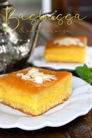 Basboussa A La Creme D Orange Gateau Namoura Recette Delicieux Desserts Basboussa La Cuisine De Djouza