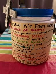 Find gift ideas for confirmation on findgift, with a selection of religious and confirmation themed gifts for the young person includes jewelry, bibles and personalized keepsakes. Confirmation Gift Idea Survival Kit From God Then Just Add The Candy Items Listed And Make Crosses Out Of Money Confirmation Gifts Money Gift Gifts