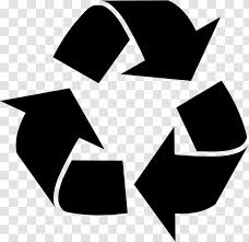 On average, a refillable glass bottle can be reused up to 15 times before it's melted down to make new glass products. Paper Recycling Symbol Waste Black And White Background Material Download Transparent Png