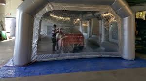 Inflatable Spray Booth Youtube