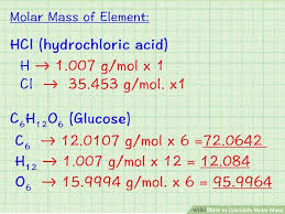Way To Find Atomic Mass Of Elements Molar Mass Periodic