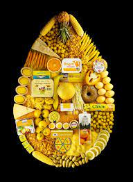Foods By Colour Food Art Yellow Foods Food Advertising