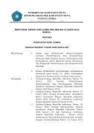 Contoh surat keputusan penetapan pemenang lomba. Contoh Surat Keputusan Penetapan Pemenang Lomba Kumpulan Surat Penting