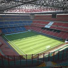 Stadio Giuseppe Meazza San Siro And Its 3d Model Giuseppe Meazza San Siro San Siro Stadium