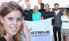 Princess Beatrice cheers