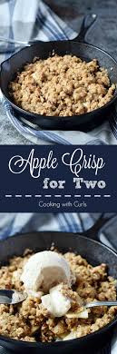 Apple Crisp For Two Recipe Food Recipes Mug Recipes