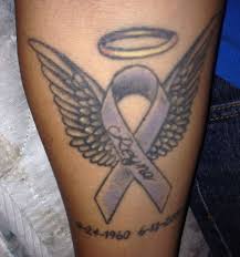 Cancer ribbon tattoos 55 inspiring breast cancer tattoos. Stomach Cancer Ribbon Tattoos