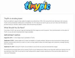 Tinypic Is Shutting Down Servimg Com Free Image Hosting Service