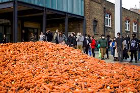 A Goldsmiths Grad Student Just Dumped 31 Tons Of Carrots Into The School S Courtyard For His Mfa Exhibition Perez was born in jerusalem. a goldsmiths grad student just dumped