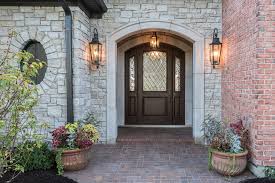 French doors add a dramatic touch to any entryway. Exterior View Of Solid Wood Mahogany Door For Luxury Home Door Gallery In Stock And Custom Front And Interior Doors By Glenview Haus Chicago