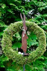 Schones Mit Moos Weidenkranz Gruner Kranz Fruhlings Dekoration