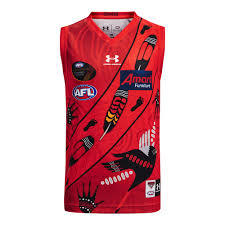 Supplied designed by lions veteran allen christensen, the guernsey features the totems of the club's indigenous afl and aflw players. Essendon Bombers Kids 2021 Indigenous Guernsey Red S Spartanova Sport