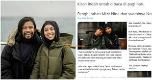 Kurnia — mizz nina feat noh hujan. Noh Kata Mizz Nina Ni Lain Individu Kongsi Kisah Penghijrahan Selebriti Mizz Nina Noh Hujan Lobak Merah