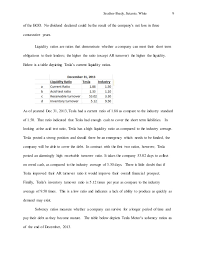 Tesla financial statements provide useful quarterly and yearly information to potential tesla inc investors about the current and past financial position of the company, as well. Tesla Financial Statement Analysis F