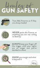 Most federal gun laws are found in the following acts: Four Rules Of Gun Safety Firearm Safety For Adults Children