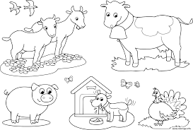 Coloriage à imprimer gratuitement sur coloriage à imprimer du net, plusieurs milliers de coloriages pour enfant classé par thème. Coloriage Animaux De La Ferme Pour Les Enfants De Chevre Vache Cochon Dindon Le Chien Et Avale Dessin Animaux De La Ferme A Imprimer