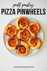Puff Pastry Pizza Pinwheels Recipe Pizza Pinwheels Puff Pastry Pizza Vegetarian Meals For Kids