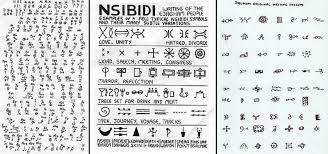 Nsibi Writing System B Words Writing Systems Alphabet
