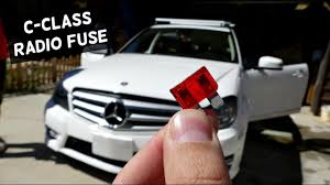 Mercedes W204 Radio Fuse Replacement Location C250 C300 C350 C220 C260 C200 C280 Youtube
